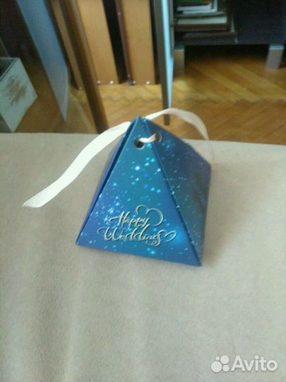 Бонбоньерки с ленточками для свадьбы