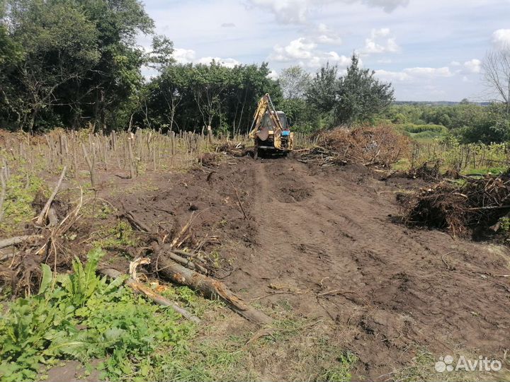 Услуги экскаватор погрузчик