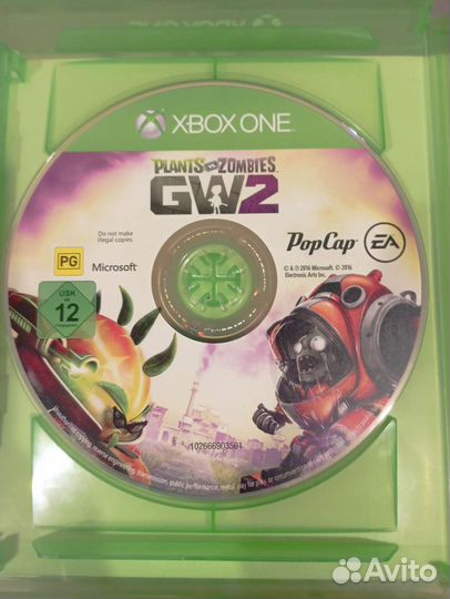Диск Plants vs Zombies GW2 на Xbox one