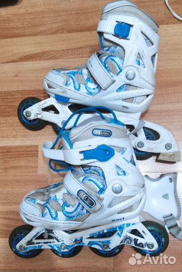 Роликовые коньки, раздвижные детские, 31-36 р