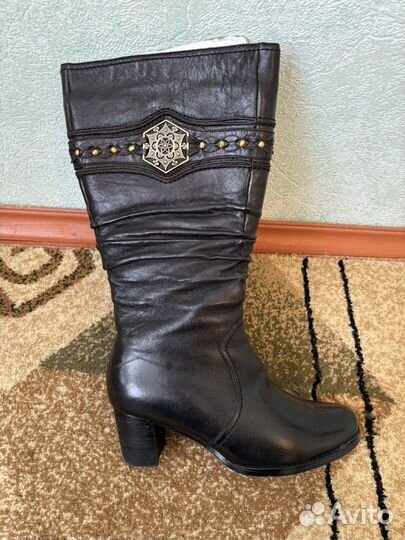 Сапоги женские натуральная кожа