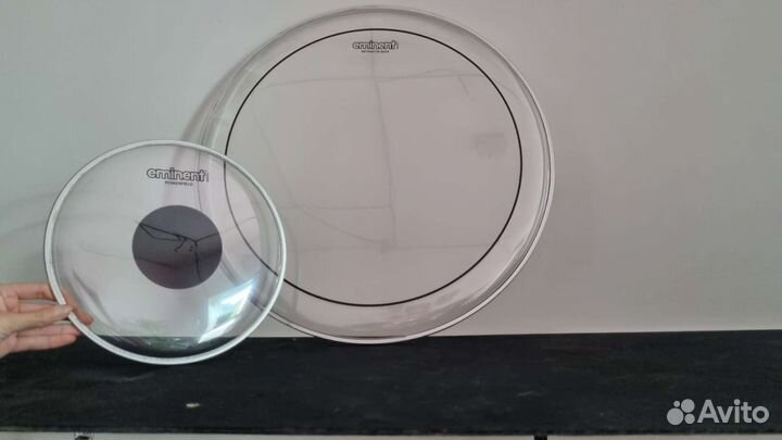 Пластики для барабанов новые (для бочки и томов)