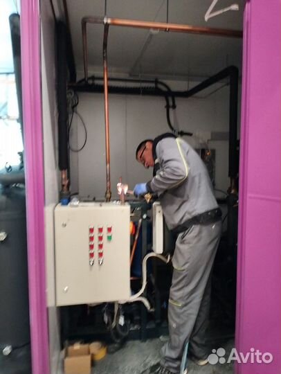 Монтаж холодильных сплит систем, моноблоков