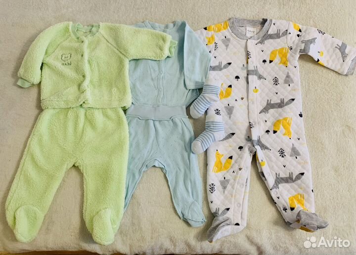 Вещи пакетом на малыша 0-6 месяцев