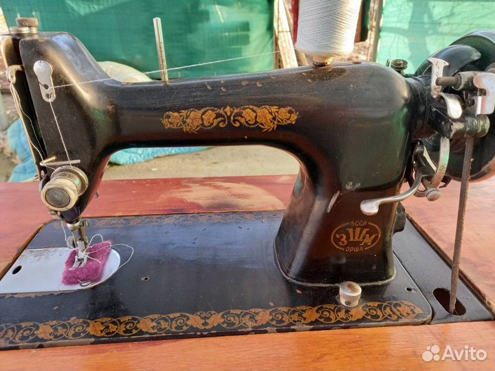 Швейная машина зшм с ножным приводом