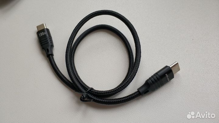 Новый Кабель PD Type-C 100W 50см Uslion