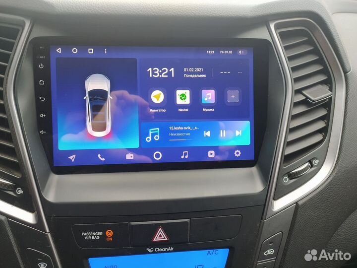 Магнитола Hyundai Santa Fe 3 Teyes CC2L plus