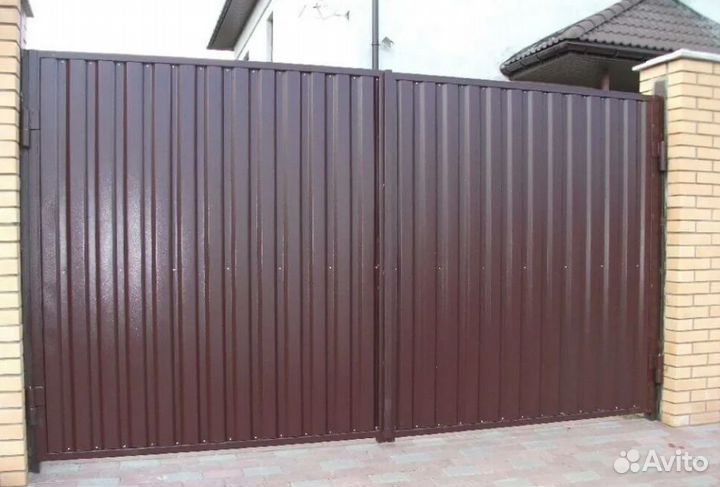 Ворота распашные заказать