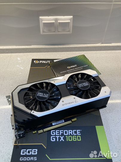 Видеокарта Palit gtx 1060 6gb Jetstream