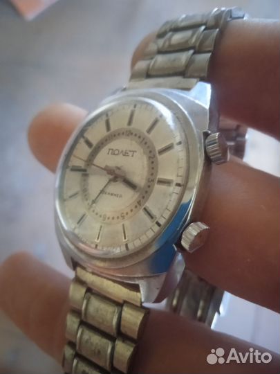 Часы мужские механические и будильник механика