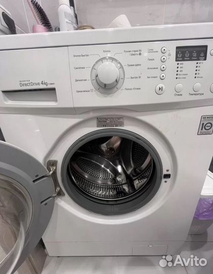 Узкая стиральная машинка LG F1068SD