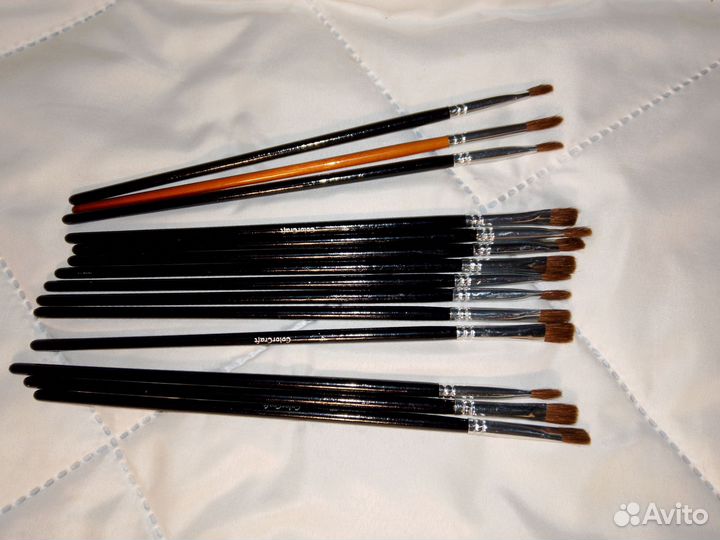 Кисть художественная Колонок номер 4 цена за штуку