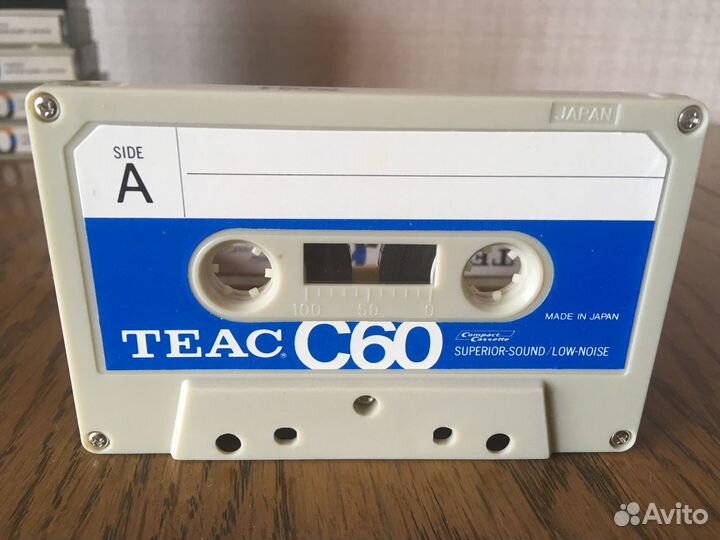 Аудиокассеты редкие Teac С60 Low Noise