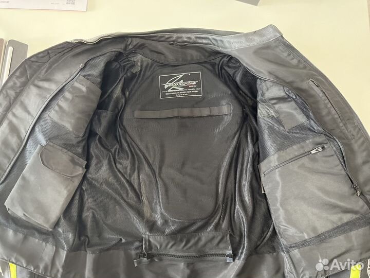 Кожаная мотокуртка agvsport katana размер L
