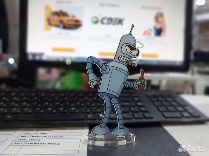 Сувенирная продукция Акриловые фигурки Линейки