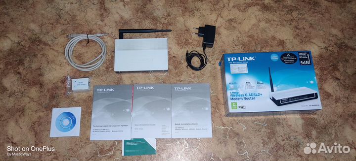 Модем-роутер TP-link 54Mbts