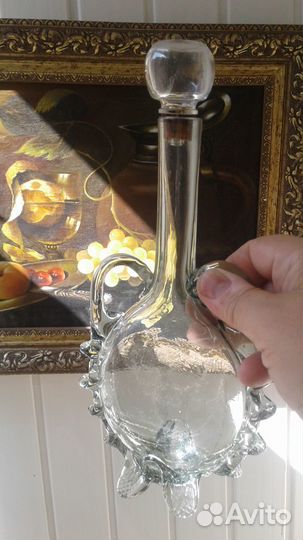 Старое стекло сосуд 19 60 е годы