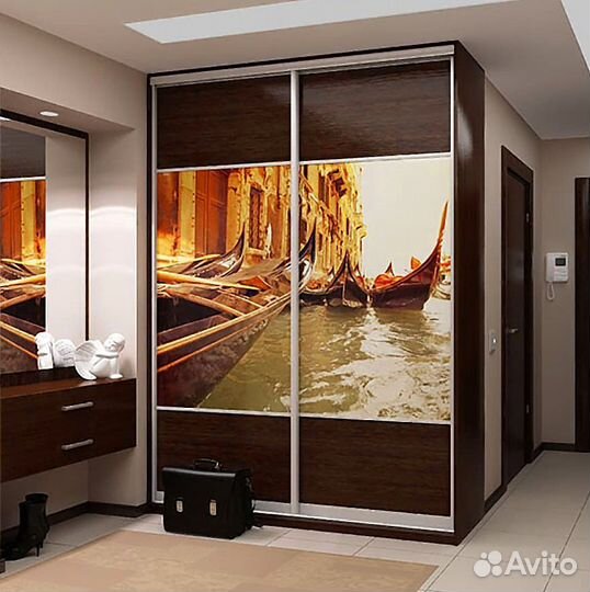 Фотопечать на фасады шкафа купе