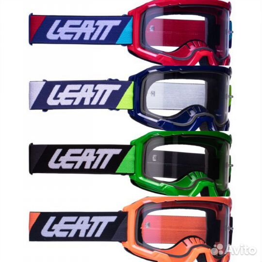 Маска кросс Leatt Velocity 4.5 с прозрачной линзой