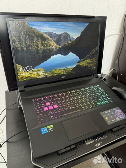 Игровой ноутбук msi katana 17.3