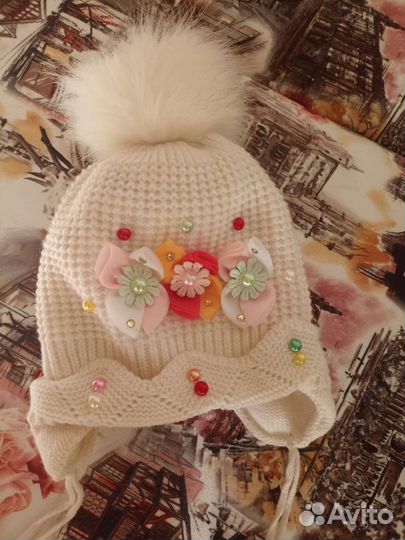 Шапка зимняя для девочки