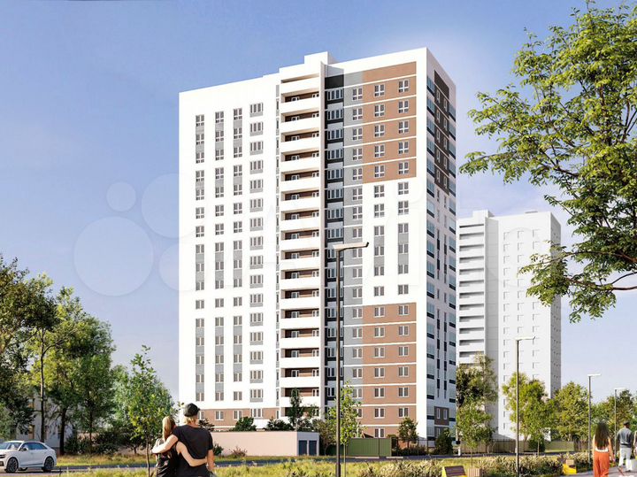 2-к. квартира, 60,5 м², 11/18 эт.