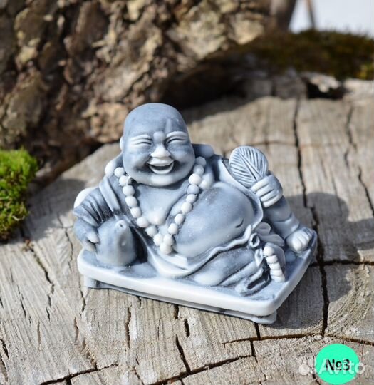 Статуэтка, феншуй Хотэй, Будай, мрамор 7 видов