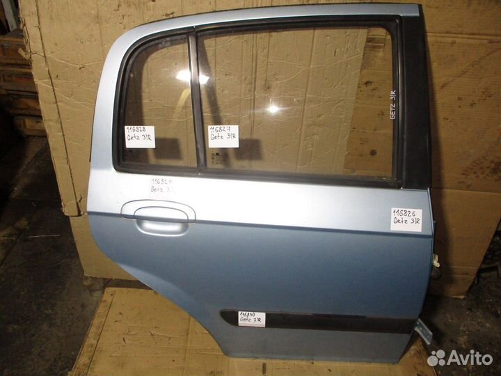 Дверь задняя правая Hyundai Getz