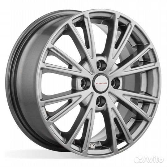 R15 4x100 6J ET40 D60,1 Rapid Меандр-ориг, (кс888) дарк платинум