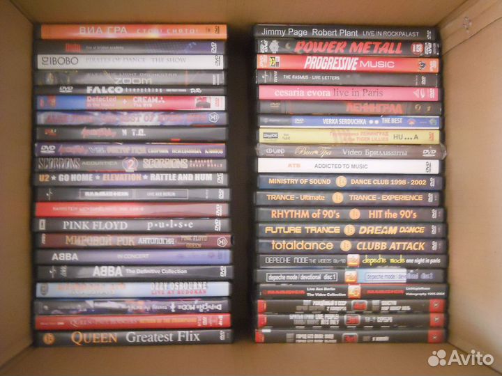 Двд - клипы музыкальные, группы и исполнители