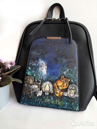 Рюкзак женский кожаный новый