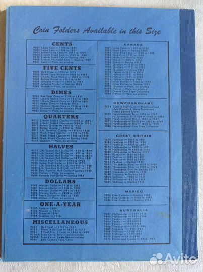 Коллекция монет номиналом 25 центов 1960г