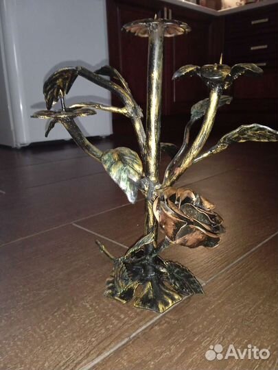 Подсвечник кованный