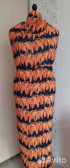 Ткань шифон c перчиками