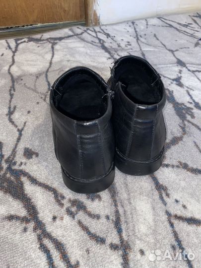 Сапоги мужские кожаные демисезонные р 40