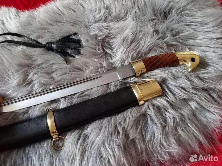 Шашка казачья для силовой рубки 2 кровостокв