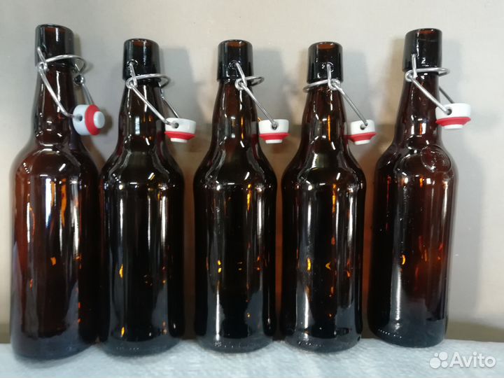 Бутылка с бугельной пробкой