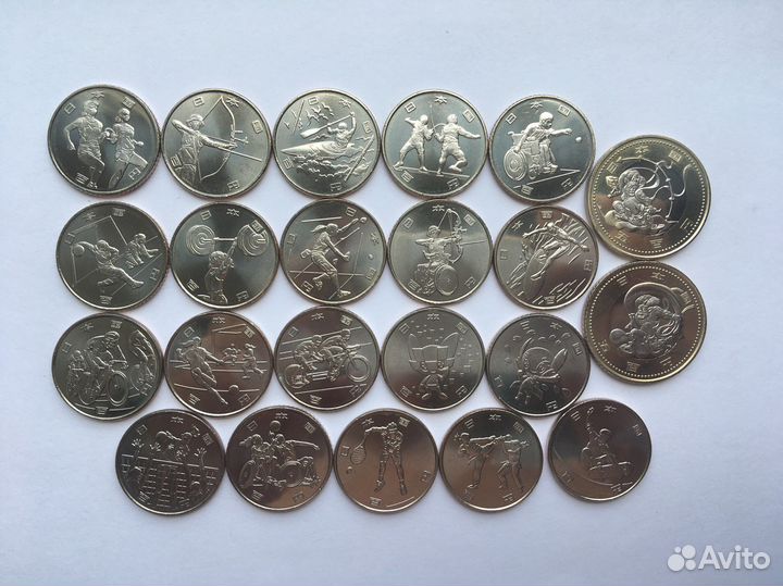 Олимпиада Токио 2020. 20x 100 + 2х 500 йен