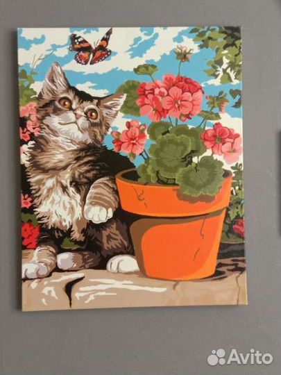 Картина акрилом 