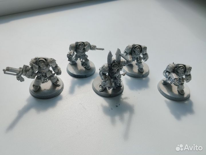 Миниатюры warhammer Терминаторы Темных ангелов