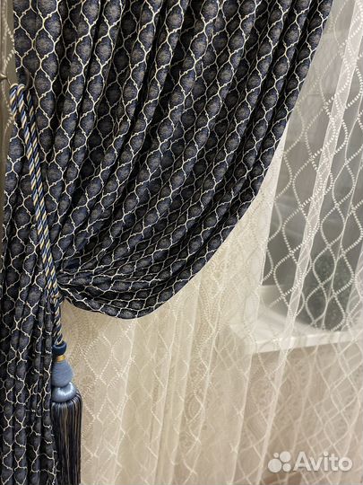 Комплект шторы и тюль