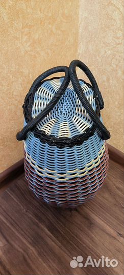Корзина плетеная СССР