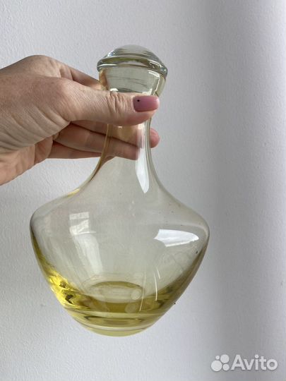 Графин цветное стекло СССР