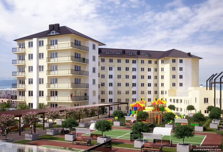 1-к. квартира, 43 м², 3/8 эт.