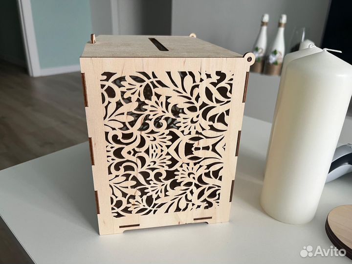 Семейный банк. Свадебная шкатулка для конвертов