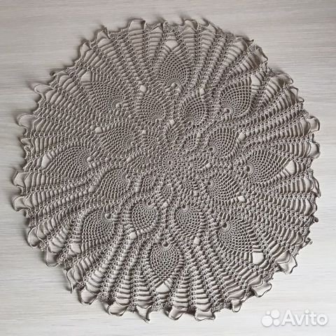 Салфетка ажурная вязаная крючком