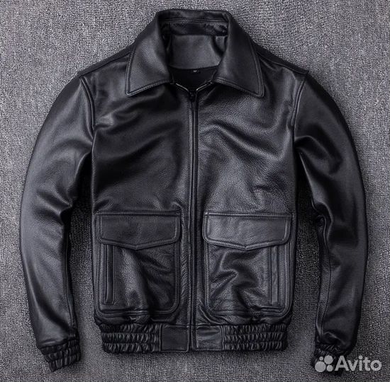 Кожаная куртка мужская