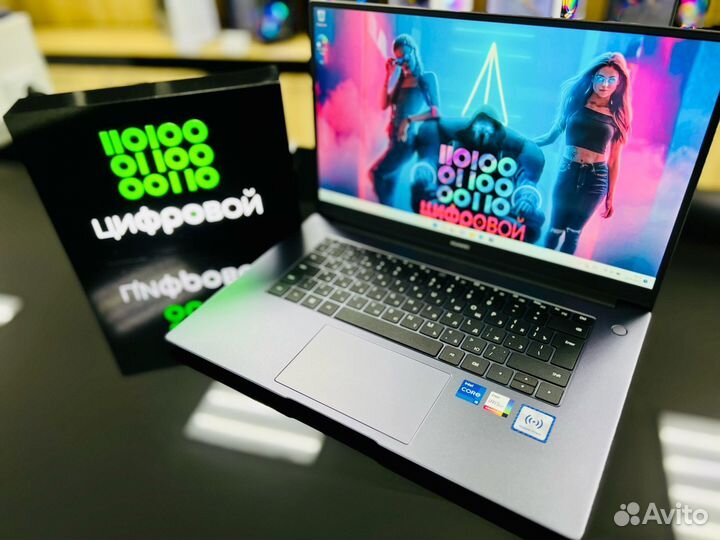 Ноутбук Huawei D15 Core i5 DDR4-8Gb SSD-256Gb