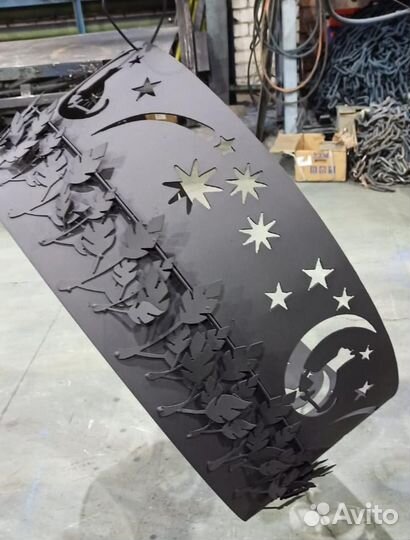 Очаг для костра (чаша, кострище) металлический