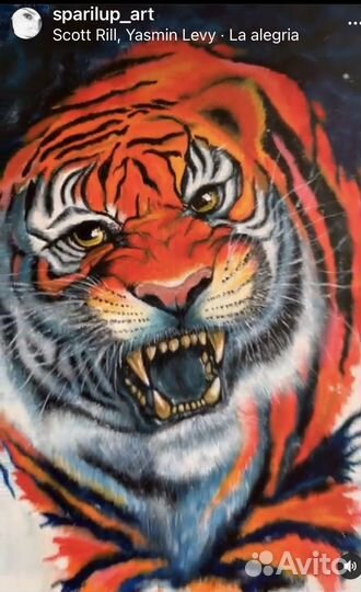 Картина холст масло ткань квартира дизайн